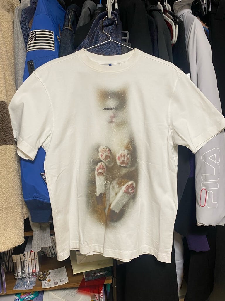 ★送料・関税込★ADERERROR★Blue cat t-shirt 02★Tシャツ★ ADER ERROR】 Blue cat t-shirt 01 (ADERERROR/Tシャツ
