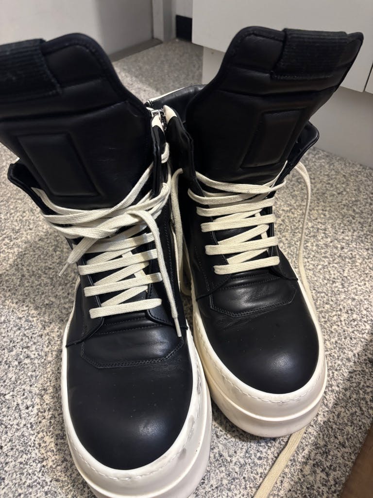 いなりさん専用　リックオウエンス ジオバスケット 42 ジオバスケットレザーハイカットスニーカー | Rick Owens