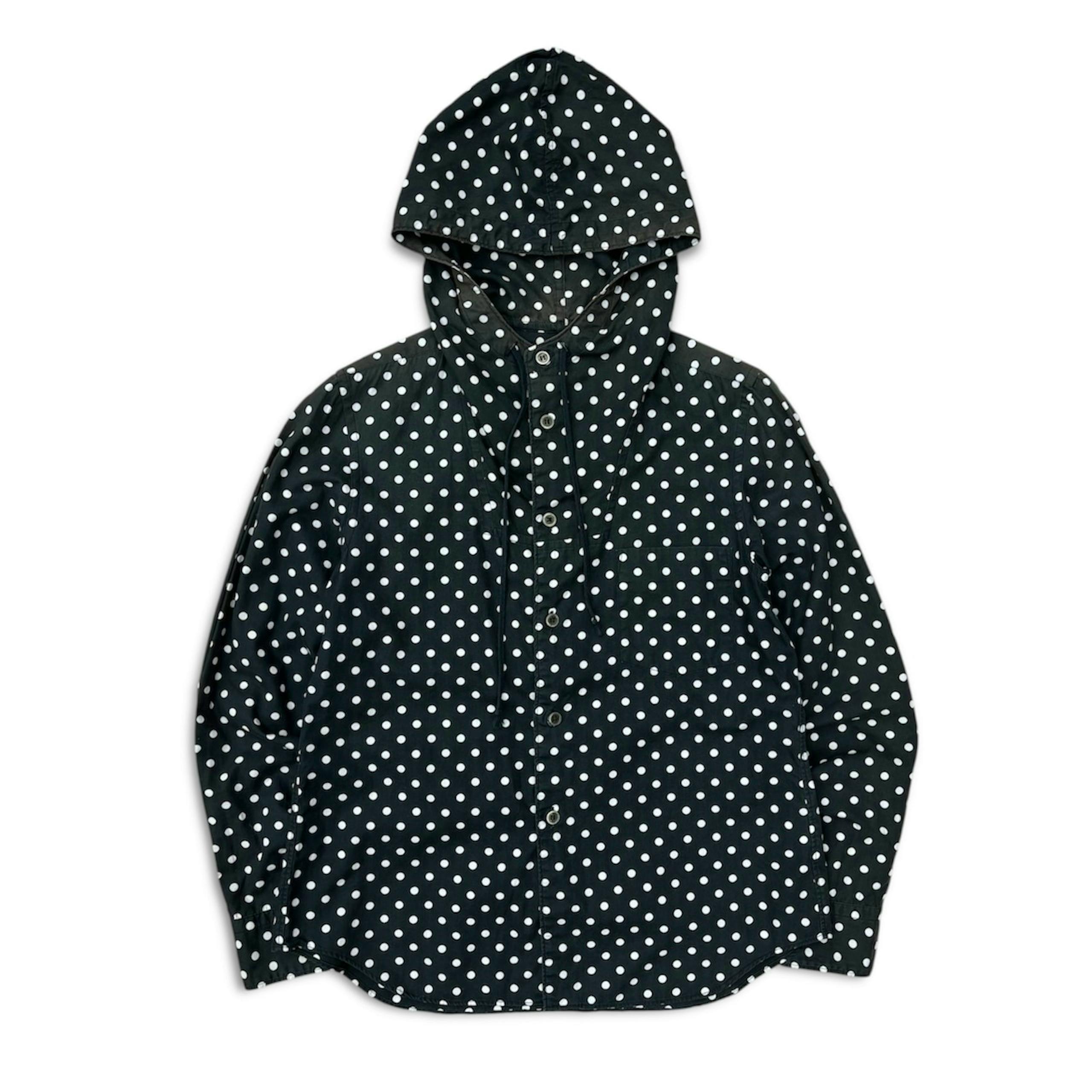 BLACK コムデギャルソン　フード付きシャツ BLACK Comme des Garçons shirt フード付きシャツ