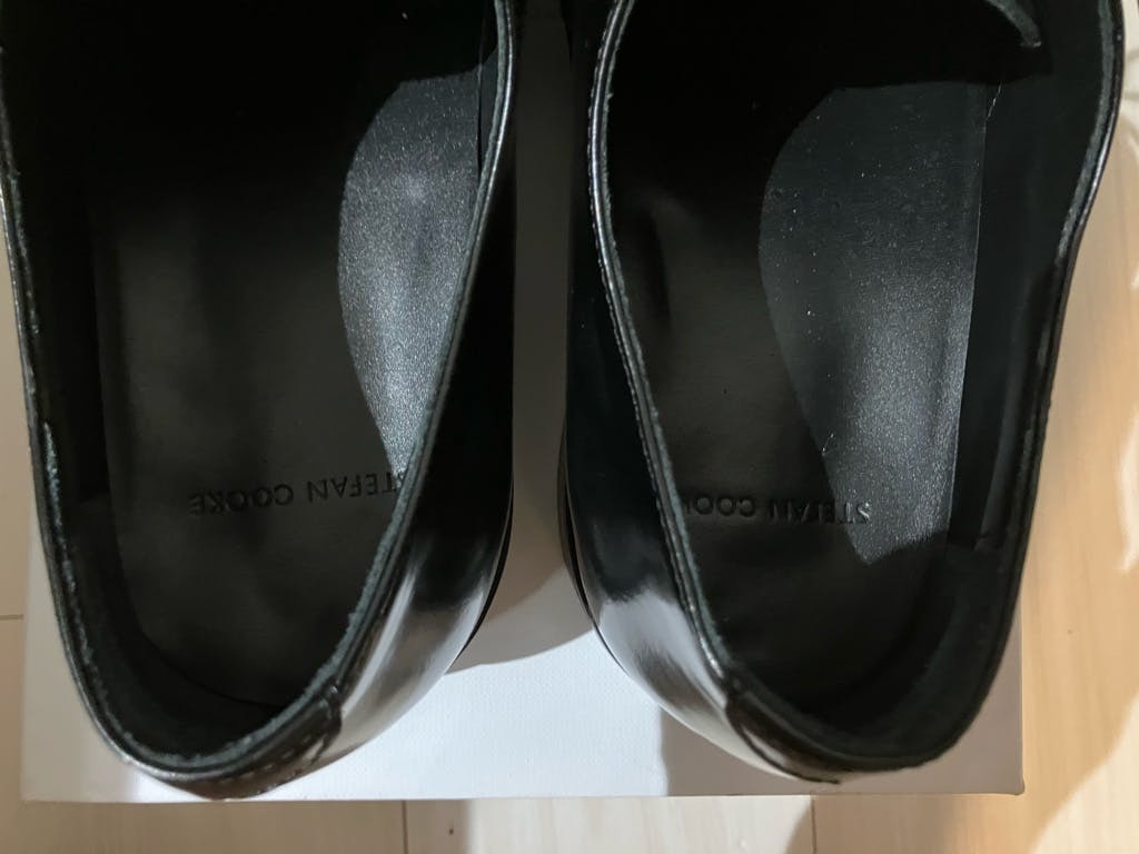 靴 STEFAN COOKE elastic biker derby 43 Stefan Cooke Black Elastic Biker Derbys Stefan Cooke