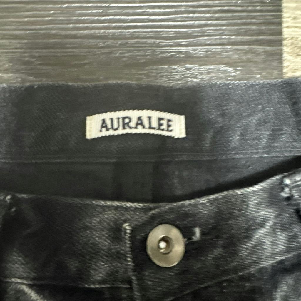 パンツ AURALEE 24AW DENIM PAINTER PANTS BLACK 3 AURALEE 24AW DENIM PAINTER PANTS BLACK 4 - ARCHIVESTOCK