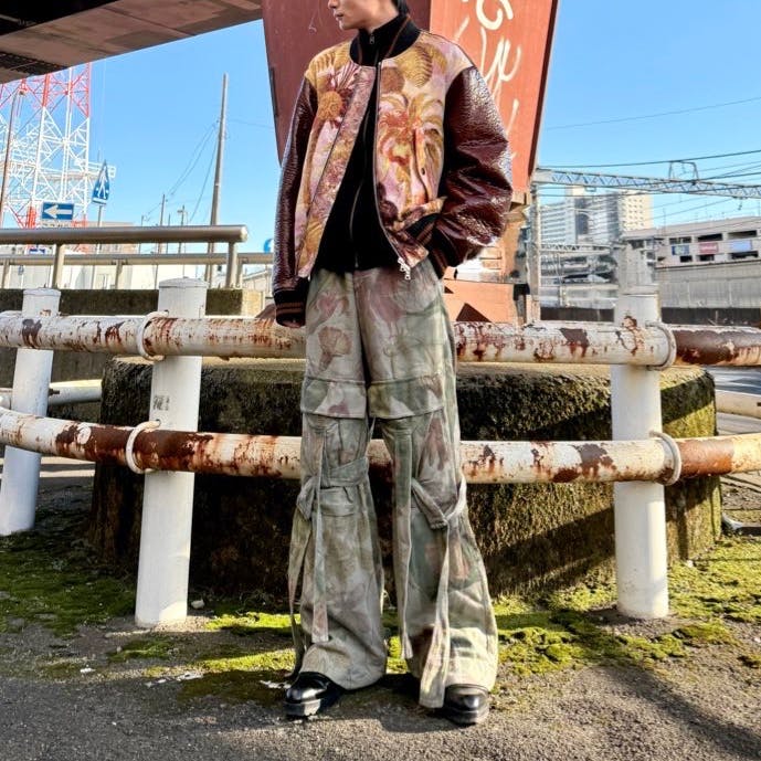 abcDRIES VAN NOTEN 23AW/FW カーゴパンツ DRIES VAN NOTEN】SS23 ワイド カーゴパンツ Black 送料関税込