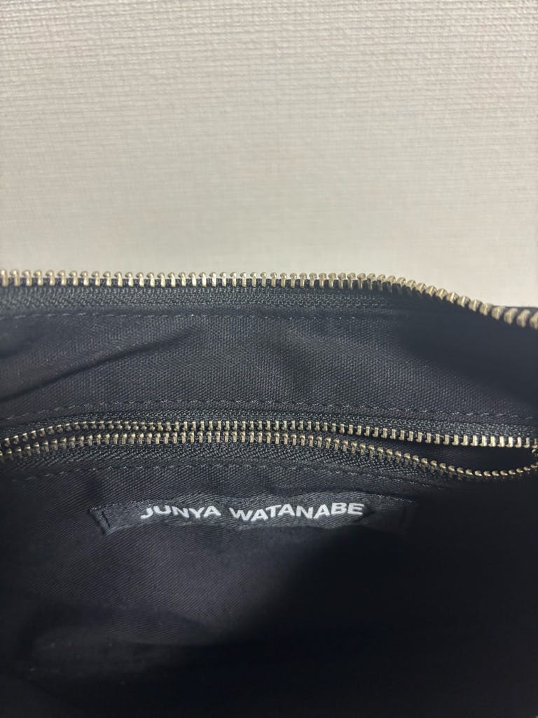 JUNYA WATANABE クロコ型押しニードルスタッズ付ショルダー