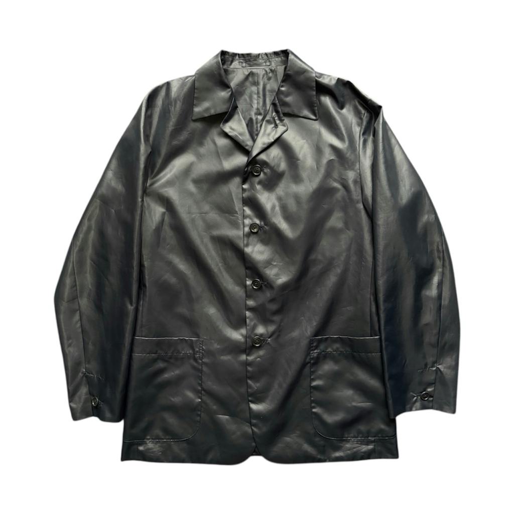 ISSEY MIYAKE テーラードジャケット ISSEY MIYAKE イッセイミヤケISSEY ナイロン混紡シャイニー