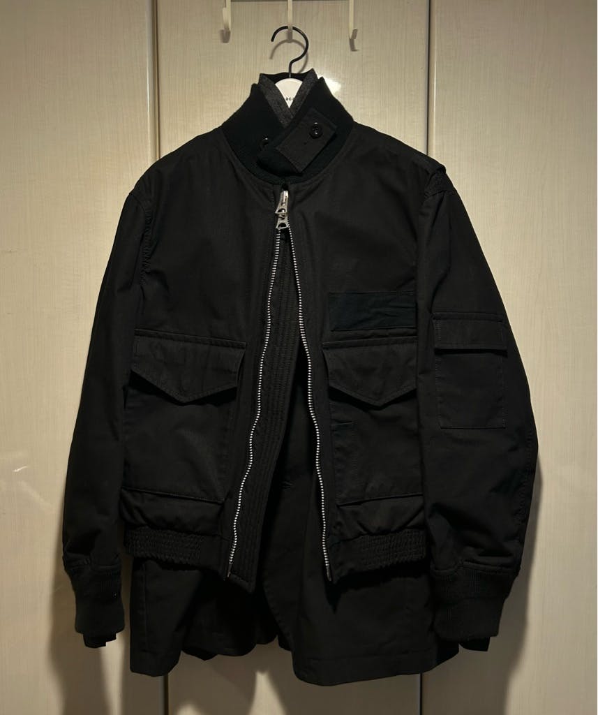 和*狐様 新品［Sacai］24AW Rip Stop Jacket／24‑03 Sacai 24AW Rip Stop Jacket - ARCHIVESTOCK