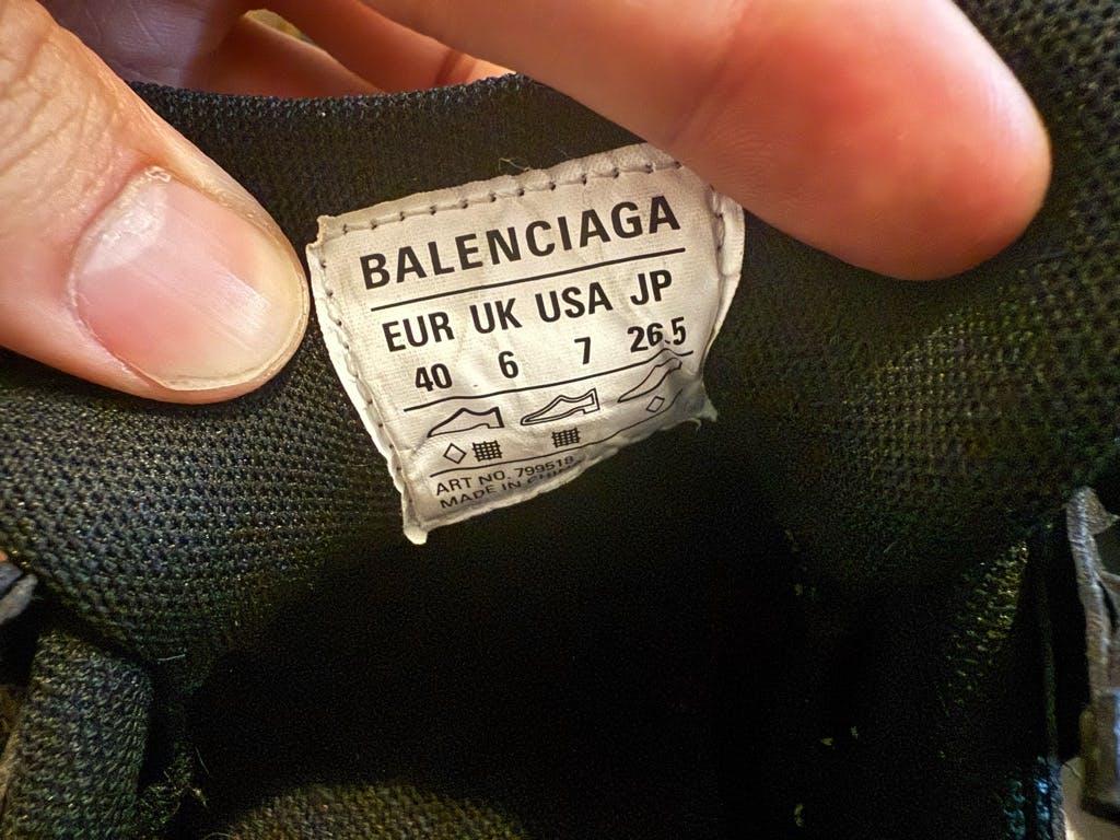 たまJBALENCIAGA Reptile レプタイル　Size 40 Balenciaga reptile レプタイル 40 - ARCHIVESTOCK
