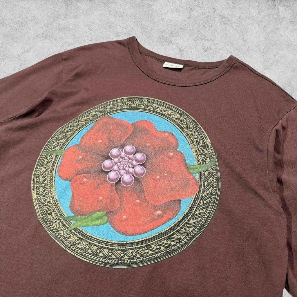 ラストチャンス【Dries van Noten】コットン プリント Tシャツ ドリス ヴァン ノッテン DRIES VAN NOTEN DRIES VAN NOTEN T