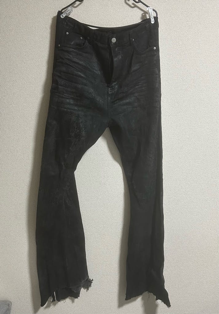 パンツ EMOSTANCECLUB Baggy Flare Jeans EMOSTANCECLUB / Pentagram Coated Baggy Flare Jeans | HOLICK