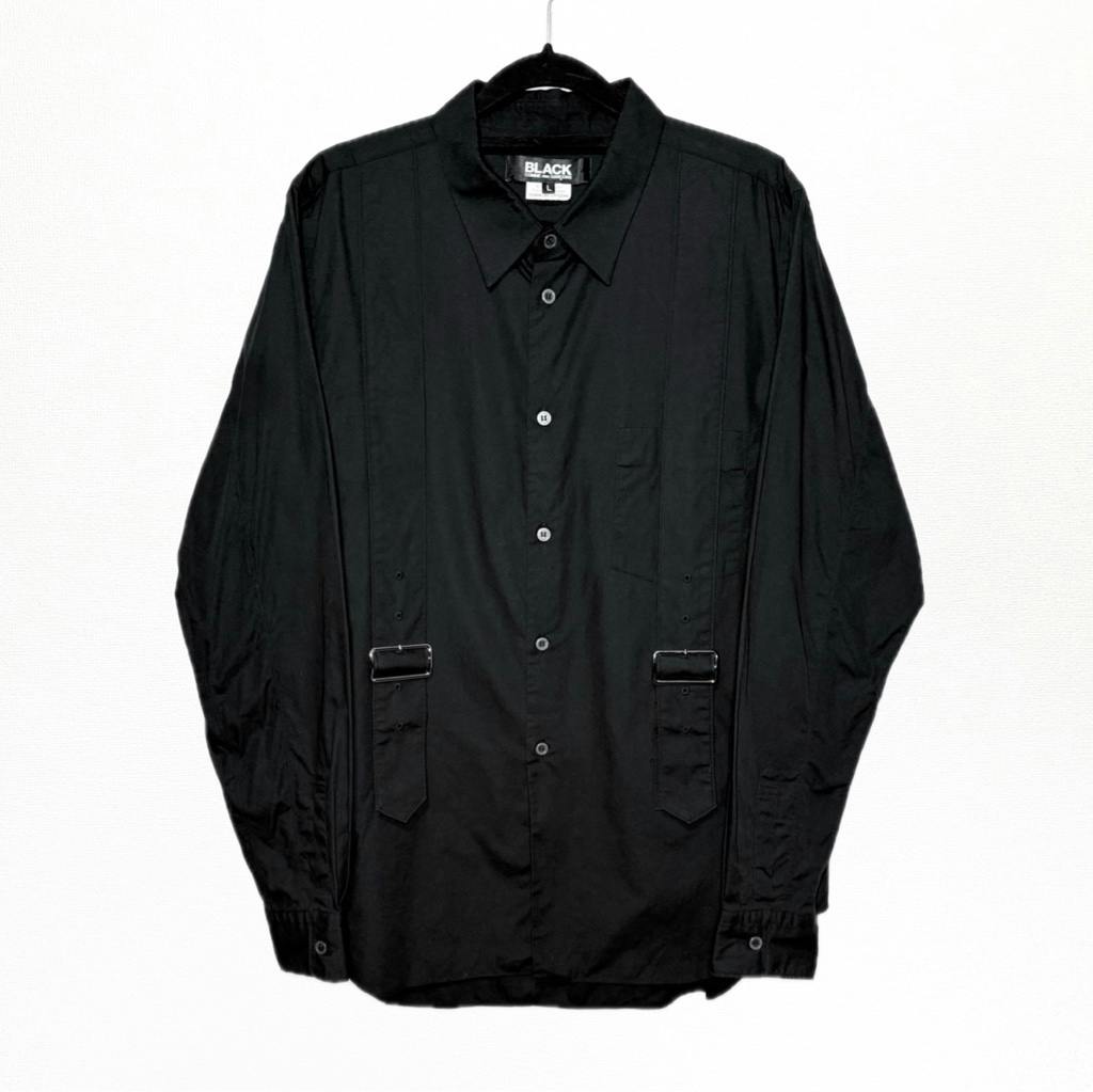 BLACK COMME des GARCONS 20SS ベルトシャツ L BLACK COMME des GARCONS 20SS ベルトシャツ L - ARCHIVESTOCK