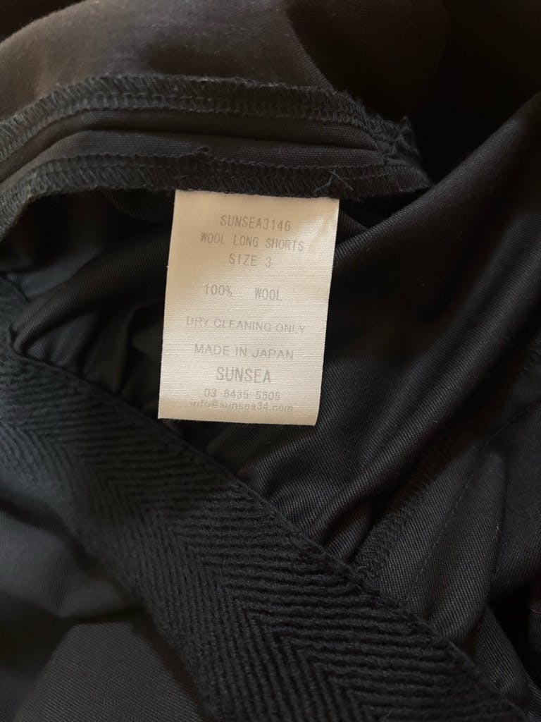 SUNSEA OSMO Big Shorts ブラック - ARCHIVESTOCK