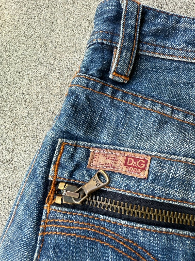パンツ DOLCE&GABBANA ARCHIVE Paint Damage Jeans DOLCE&GABBANA ARCHIVE DAMAGE PAINT JEANS - ARCHIVESTOCK