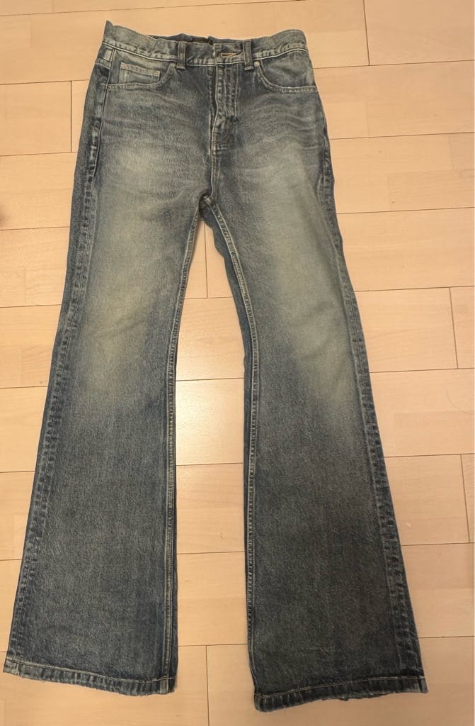 balenciaga 22aw flared denim