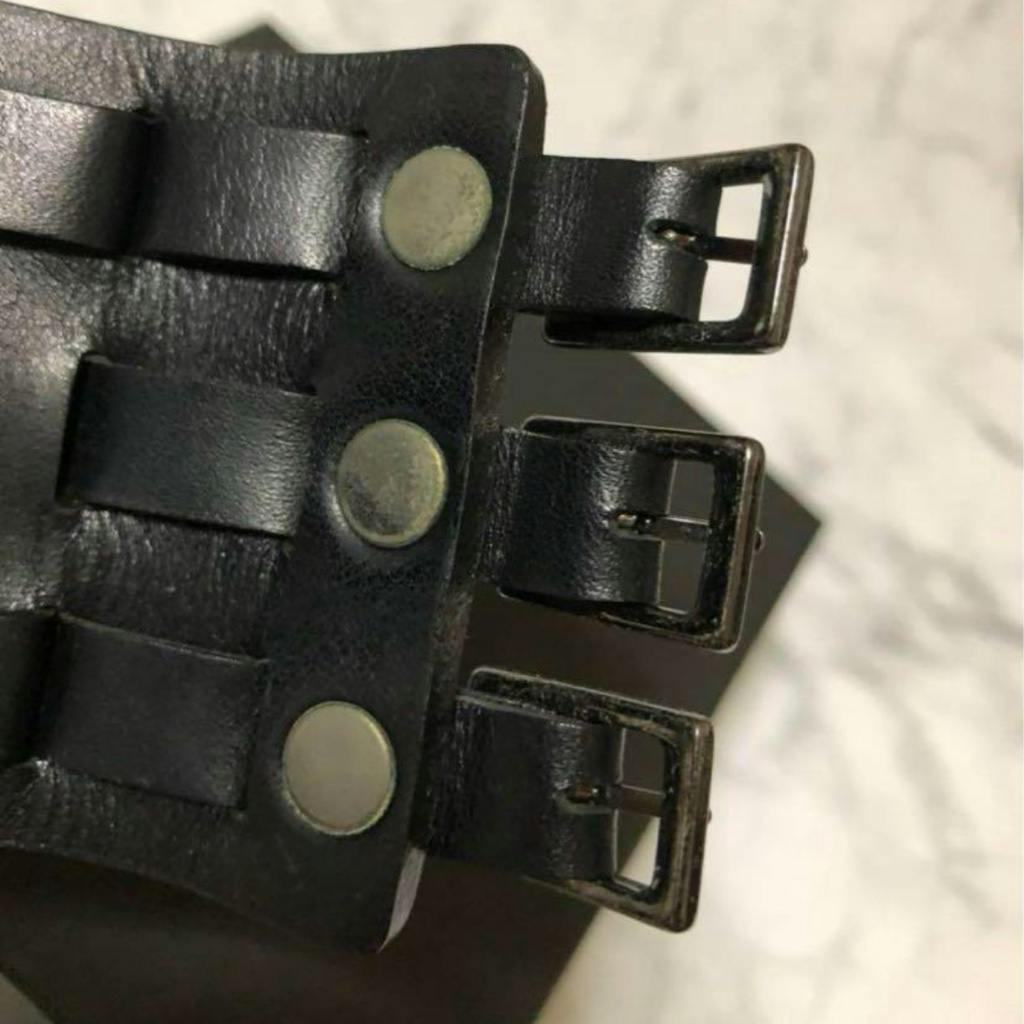 NUMBER (N)INE ナンバーナイン 06ss レザーバングル - ARCHIVESTOCK