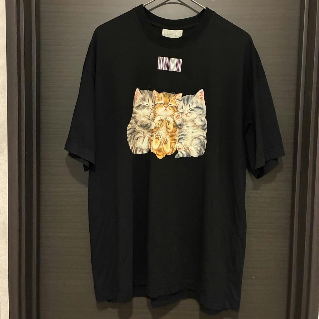 vtmnts vetements ヴェトモン 猫 CAT Tシャツ - ARCHIVESTOCK