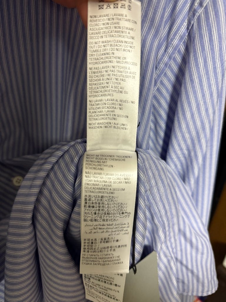 Balenciaga 24winter Fluid Shirt フルイドシャツ XS - ARCHIVESTOCK