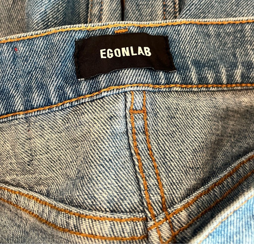 egon lab 24AW バギーデニム baggy denim