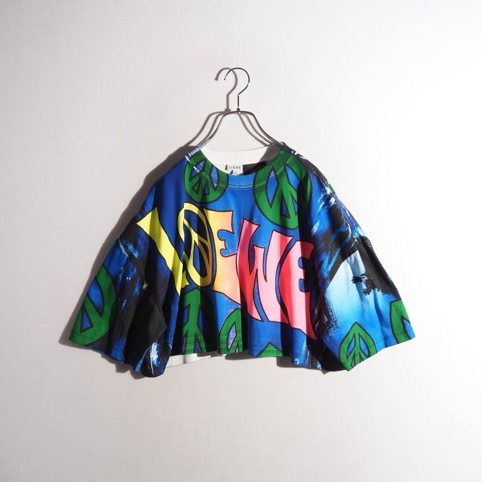 【LOEWE】Paula's Ibiza 花柄コットンTシャツ Loewe - Paula's Ibiza printed cotton T-shirt Loewe
