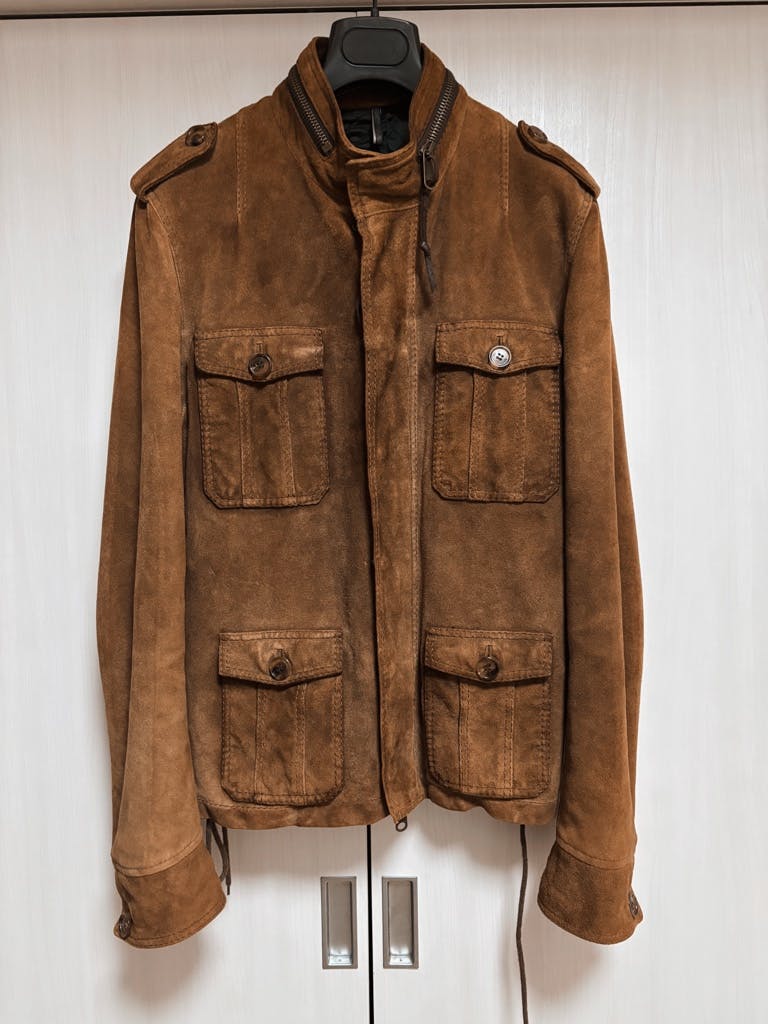 05AW Dior Homme ミリタリーブルゾン ジャケット 46 エディ ディオールオム Dior HOMME 05AW グラム期 ミリタリージャケット