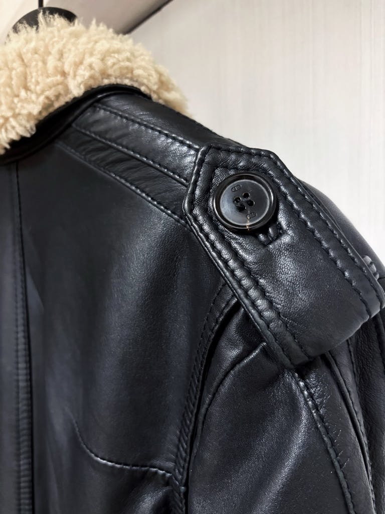 エディ期！アーカイブ Dior Homme 05AW レザーダブルライダース52 エディ期！アーカイブ Dior Homme 05AW レザーダブルライダース