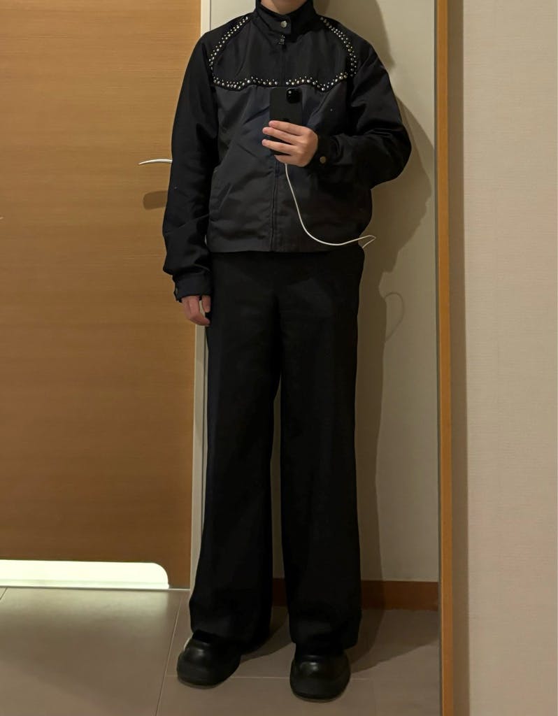 PRADA 22SS ワイドストレート スラックス PRADA 22ss ウール スラックス ストレート ワイド - ARCHIVESTOCK