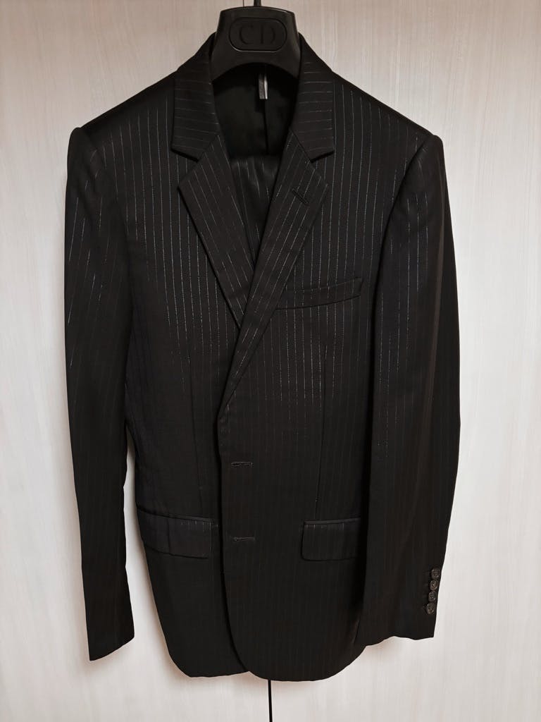 スーツ DIOR HOMME STRIPE JKT 04SS STRIP期 ラメストライプスーツ ディオールオム DiorHomme