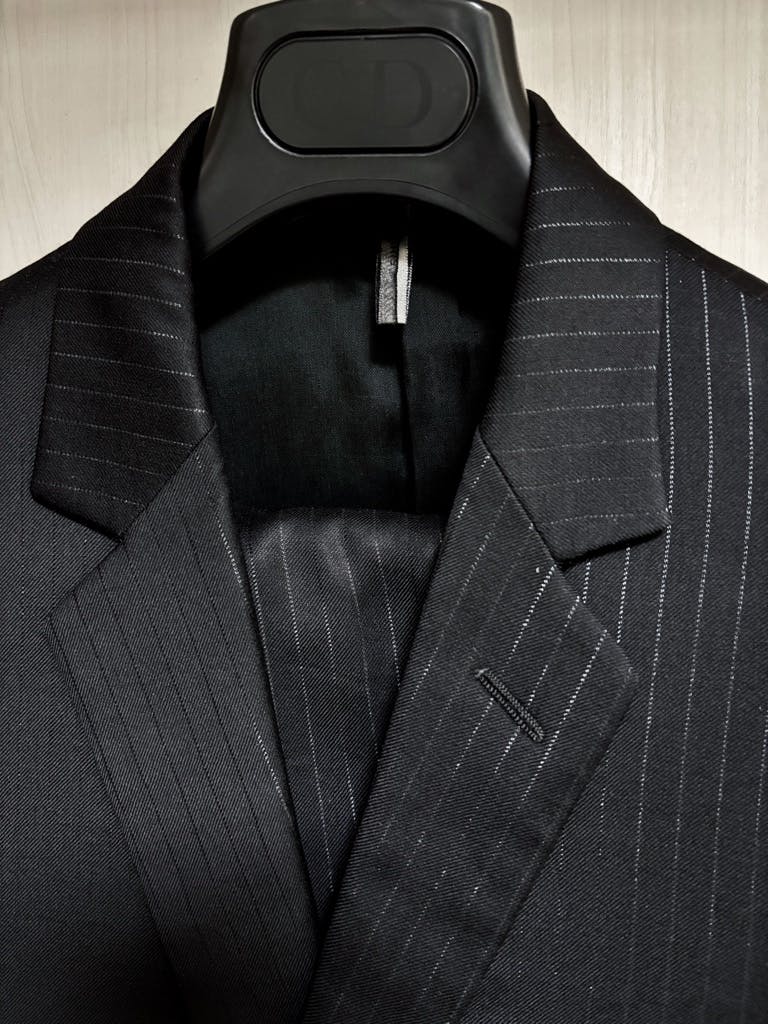 スーツ DIOR HOMME STRIPE JKT 04SS STRIP期 ラメストライプスーツ ディオールオム DiorHomme
