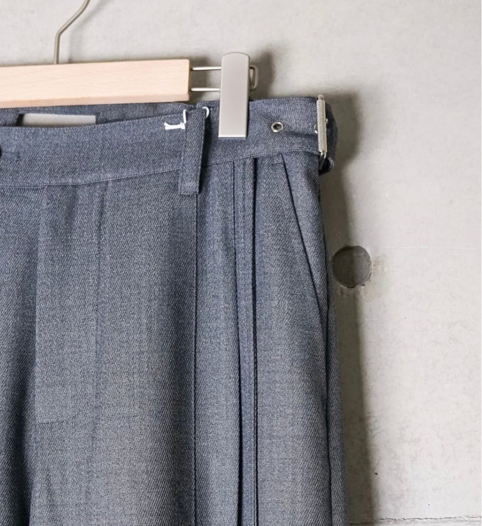 NULLUS 25ss Belted Pleated Trouser深水光太 NULLUS 25ss Belted Pleated Trouser深水光太