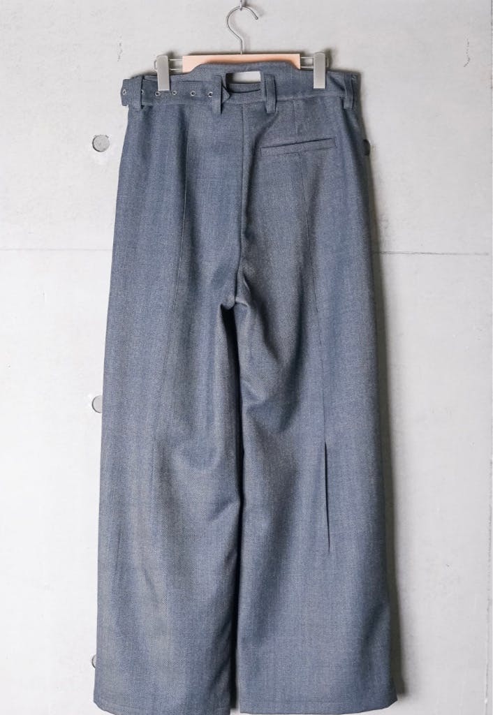 NULLUS 25ss Belted Pleated Trouser深水光太 NULLUS 25ss Belted Pleated Trouser深水光太