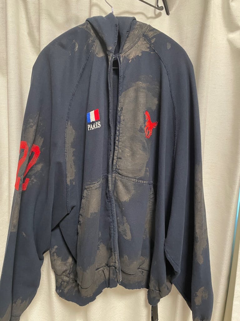 限定値下げ】Balenciaga AW22 Dirty Polo Hoodie Size 3
