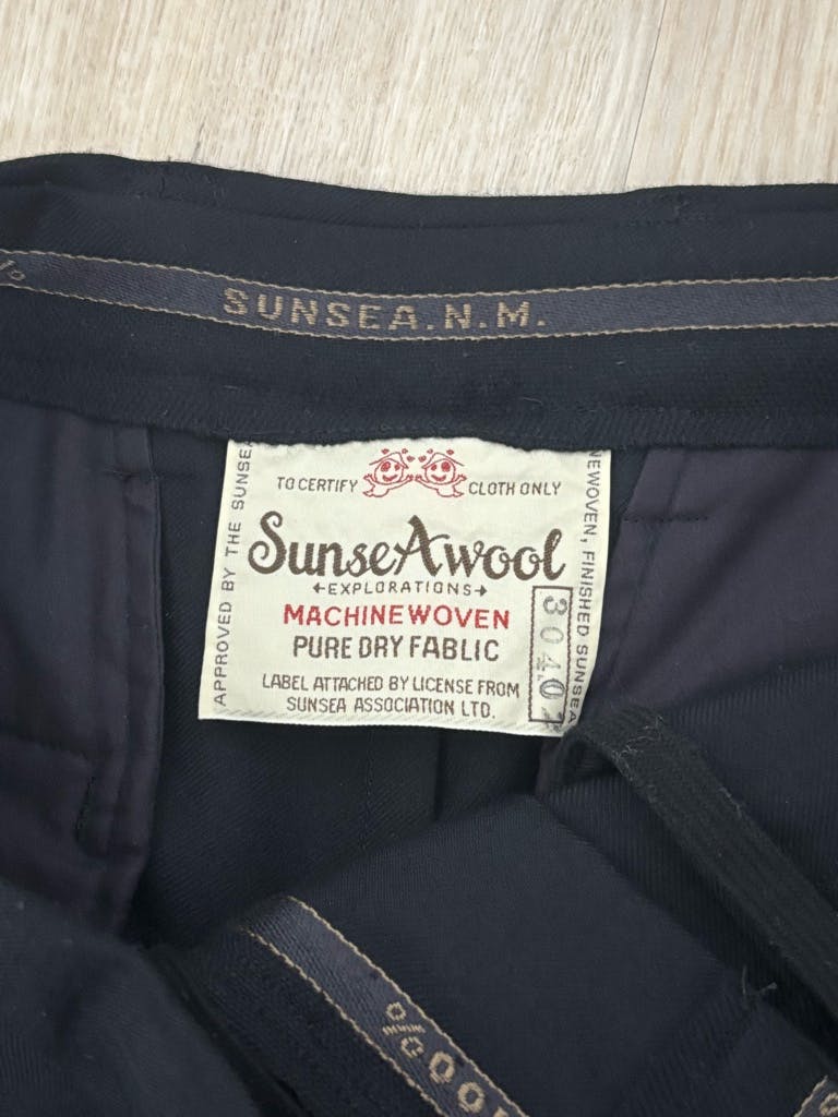 SUNSEA N.M THICKENED w/耳 STRAIGHT PANTS - ARCHIVESTOCK