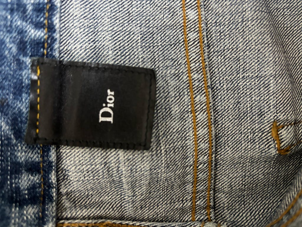 2003AW ラスター コーティング デニム ディオールオム DiorHomme Dior Homme(ディオールオム) エディ期 ラスターコーティング加工デニム