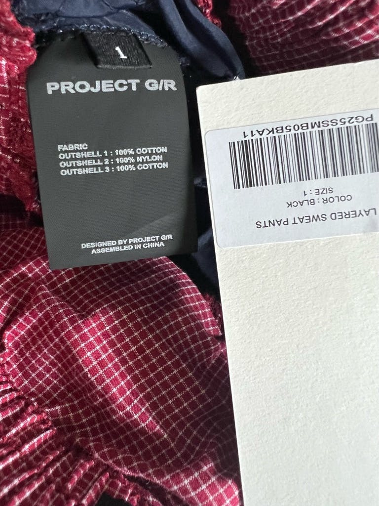 Project G/R 3 LAYERED SWEAT PANTS project gr 3 レイヤード