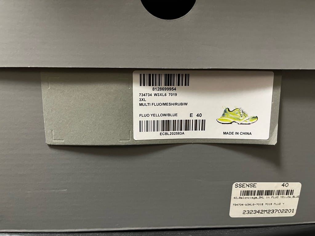 BALENCIAGA 3XL size40 箱あり - ARCHIVESTOCK