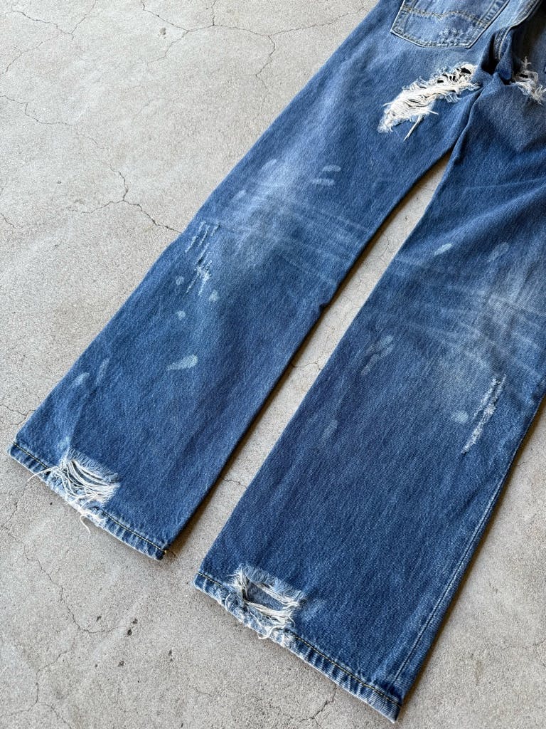 DIESEL ARCHIVE Y2K DESTROY DAMAGE STRAIGHT JEANS - ARCHIVESTOCK