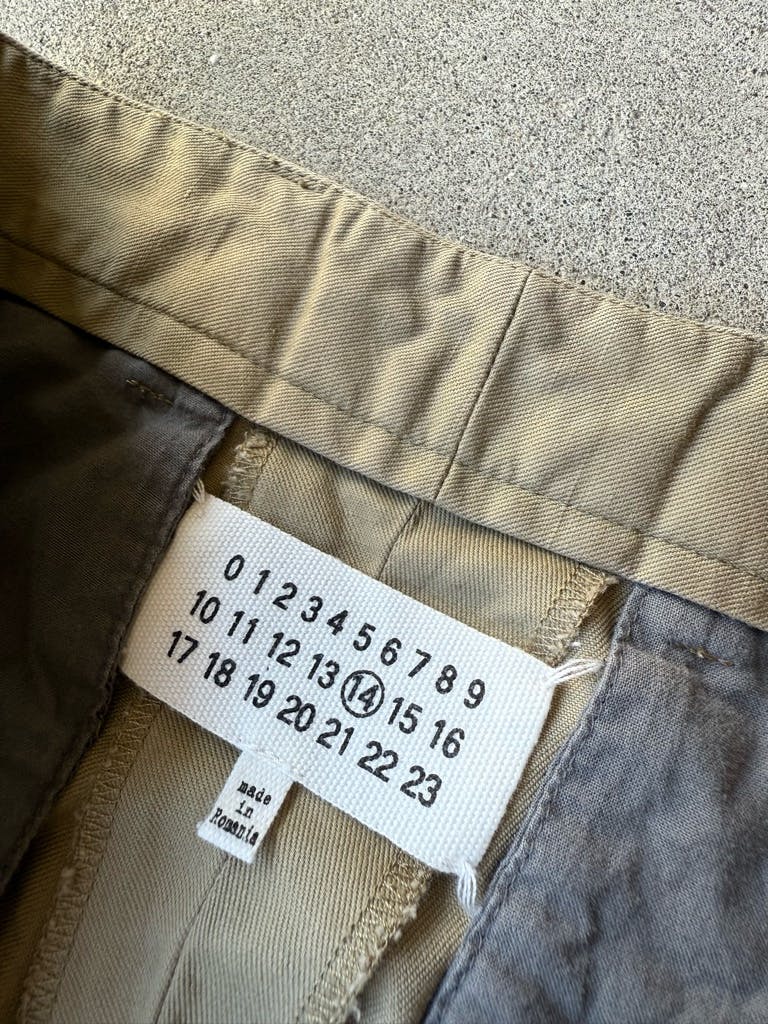 Maison Margiela 16ss Archive Cotton Straight Trousers