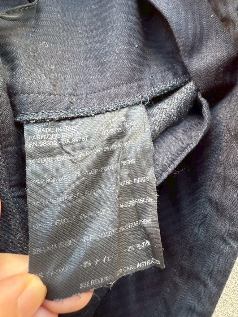 PRADA ARCHIVE VIRGIN WOOL FLARE SLACKS - ARCHIVESTOCK