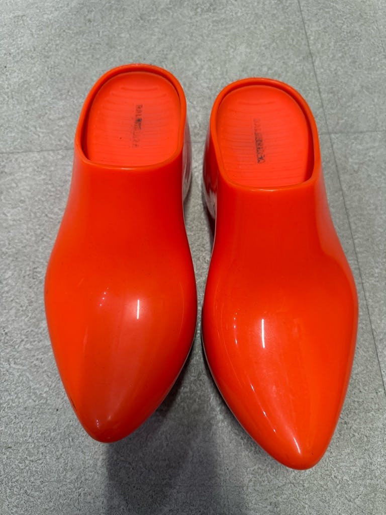 balenciaga テクノクロッグ オレンジ 40 - ARCHIVESTOCK