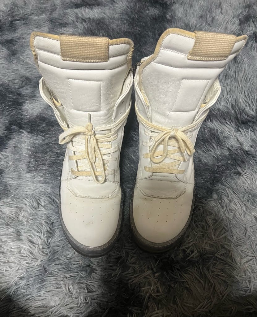 Rick owens Geobasket クリアソール White 42 - ARCHIVESTOCK
