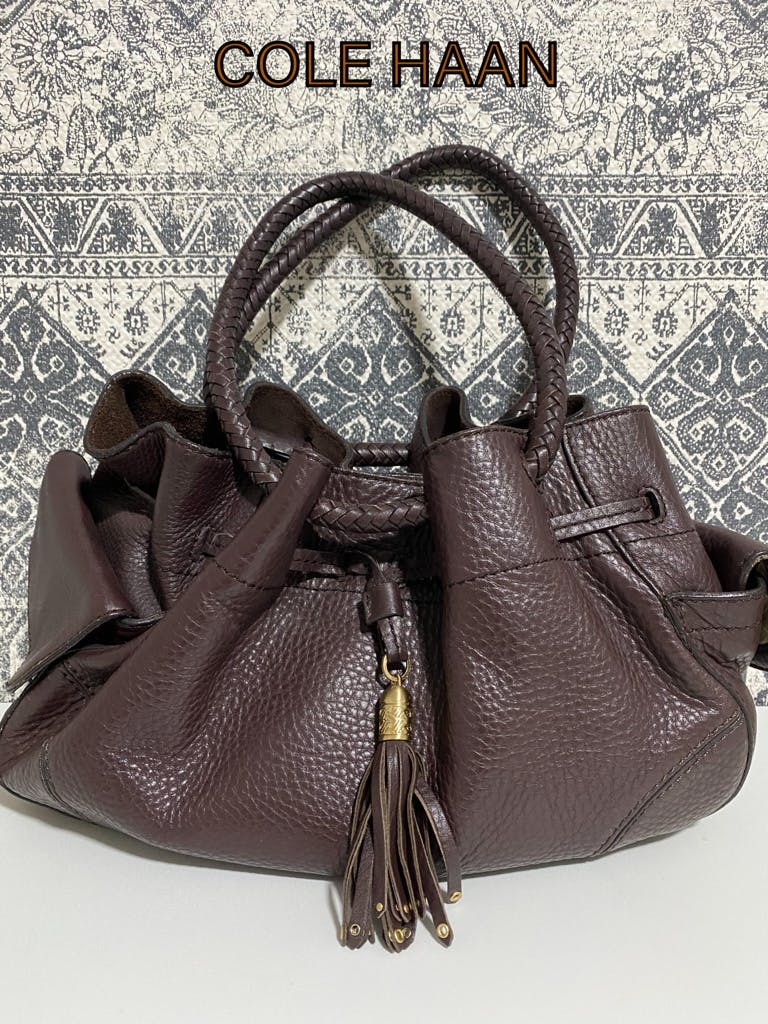 Cole Haan コールハーン イントレチャート トートバッグ レザー Cole Haan コールハーン レザートートバッグ イントレチャート
