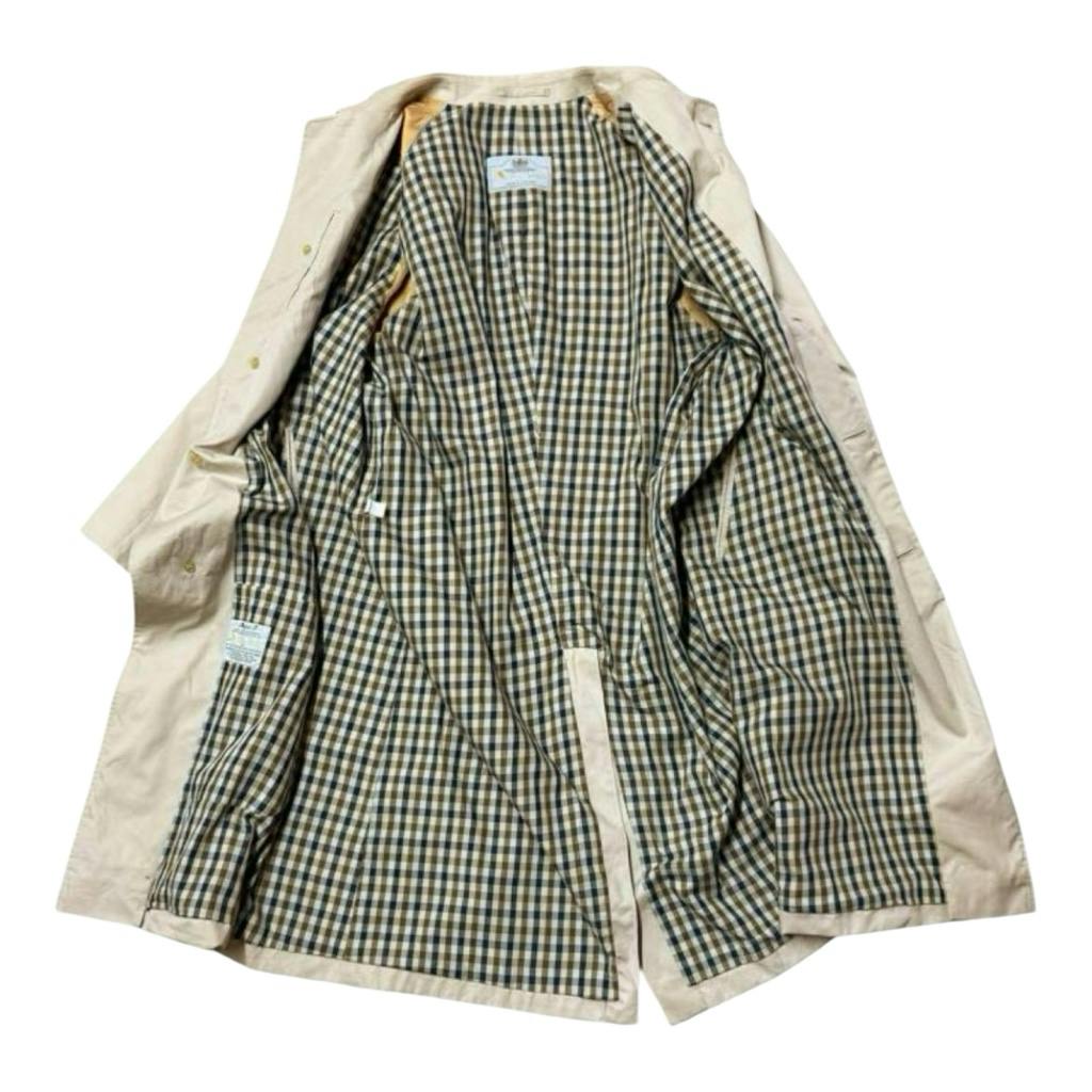 英国製 Aquascutum アクアスキュータム ステンカラーコート