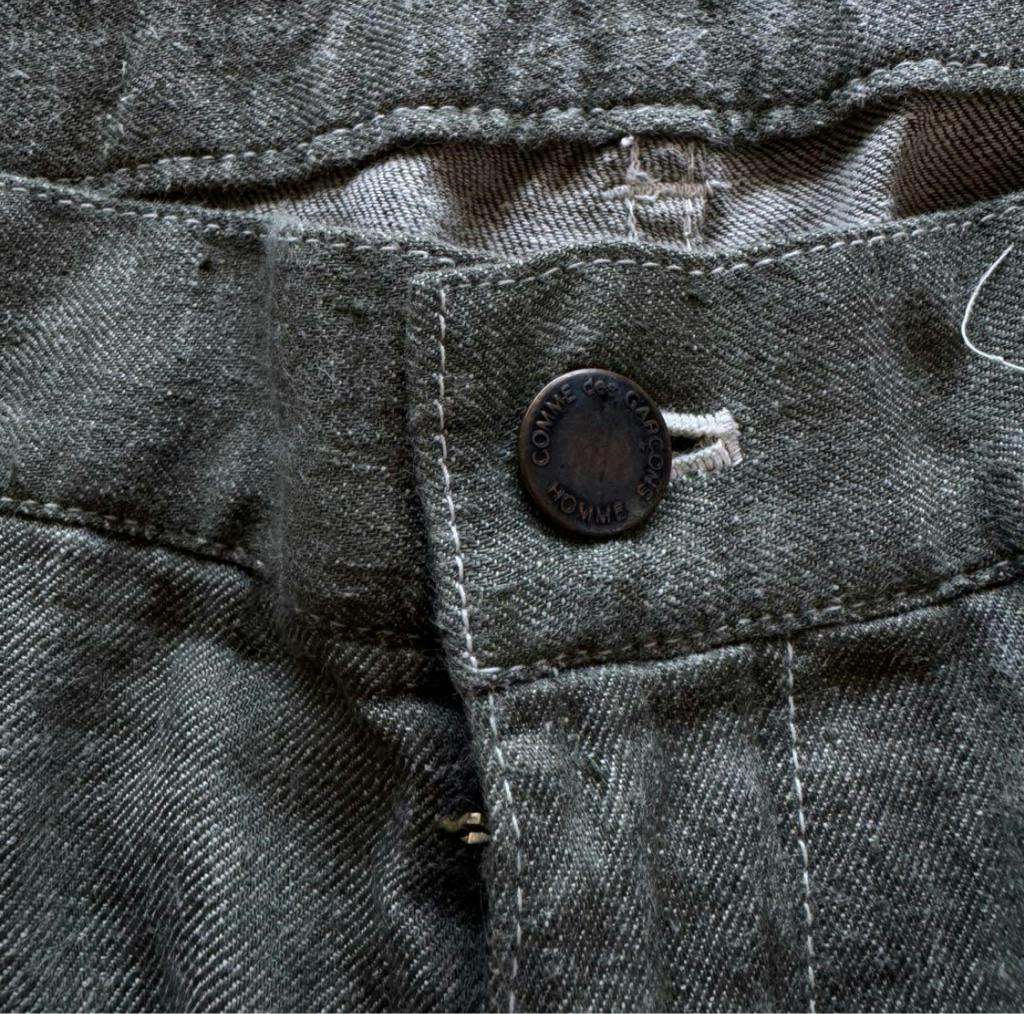 AD1999 COMME des GARCONS HOMME リネンワイドパンツ - ARCHIVESTOCK