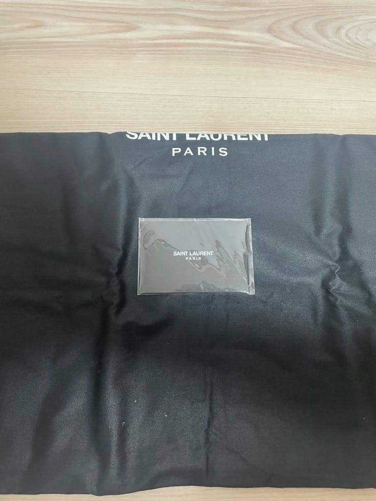 saint laurent parisライダースレザーバケットバッグblack