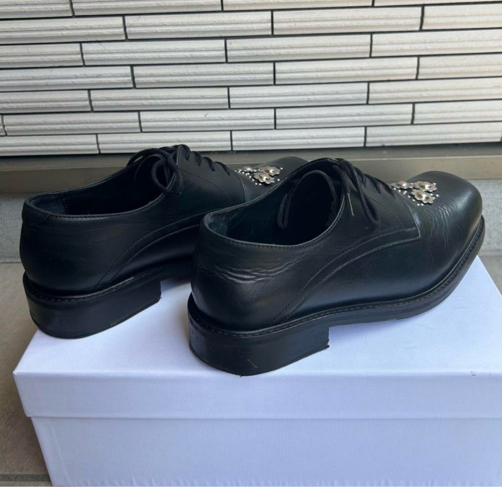 stefan cooke ダービーシューズ　41 STEFAN COOKE スタッズ ダービー レザー シューズ size:41