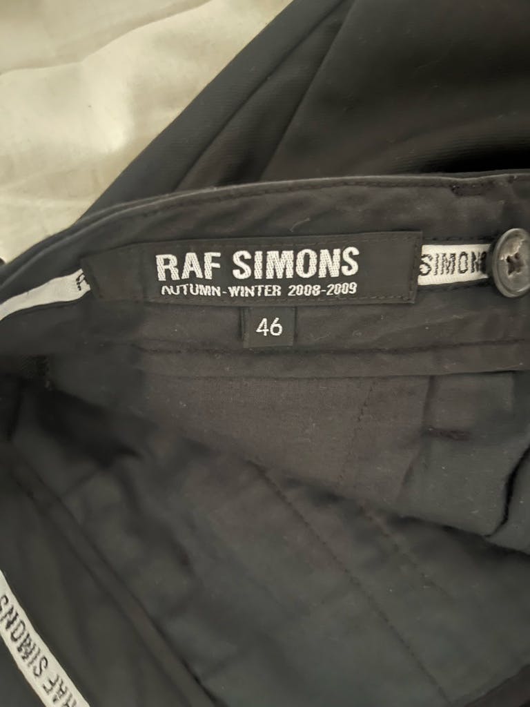 RAF SIMONS slacks size46 本人期 - ARCHIVESTOCK