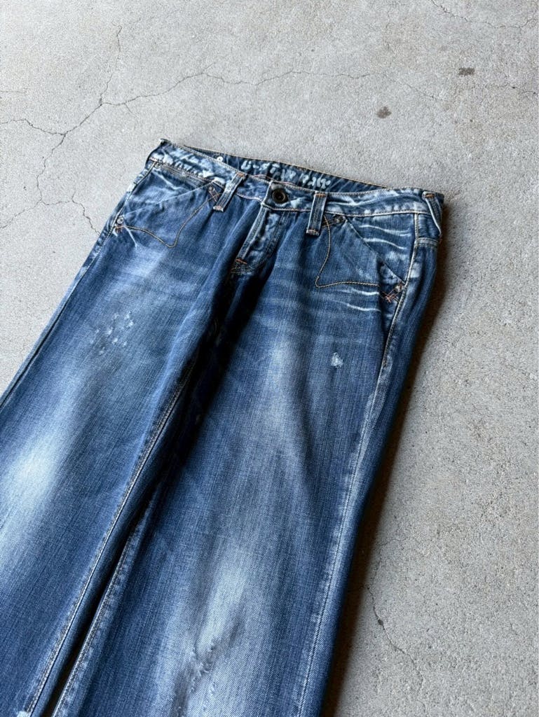 G-Star Raw Archive Grunge Damage Bootcut Jeans - ARCHIVESTOCK