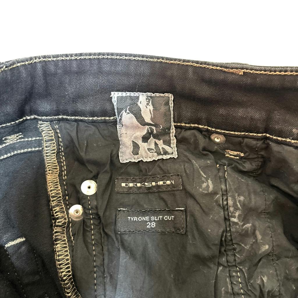 パンツ rick owens drkshdw tyrone slit cut 28 rick owens drkshdw tyrone slit cut 28 - ARCHIVESTOCK