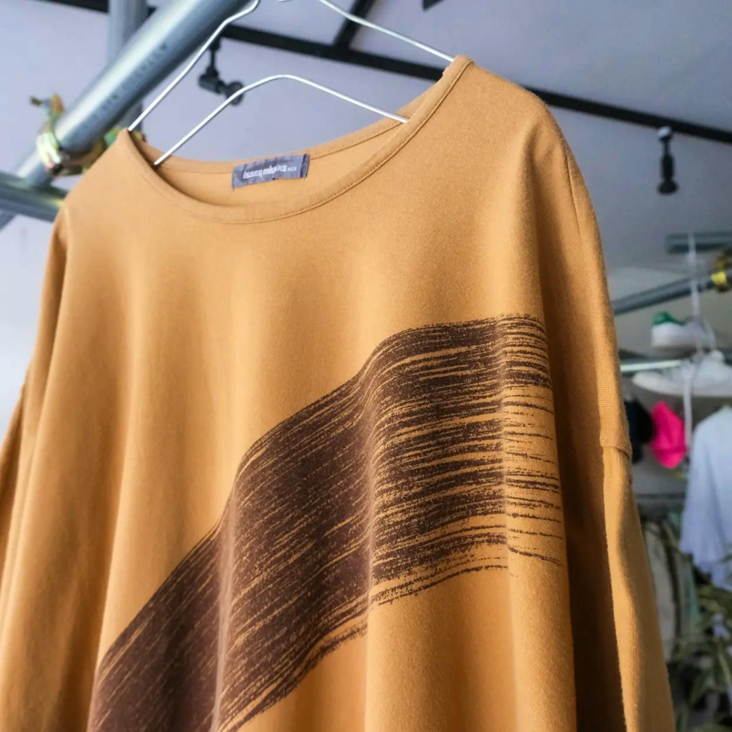 筆タグ　issey miyake ヴィンテージ　デザインシャツ ISSEY MIYAKE - 筆タグ issey miyake ヴィンテージ デザイン