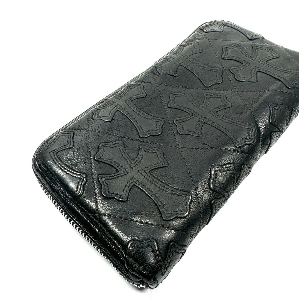 CHROME HEARTS CEMETERY HEAVY LEATHER 長財布 クロムハーツ長財布