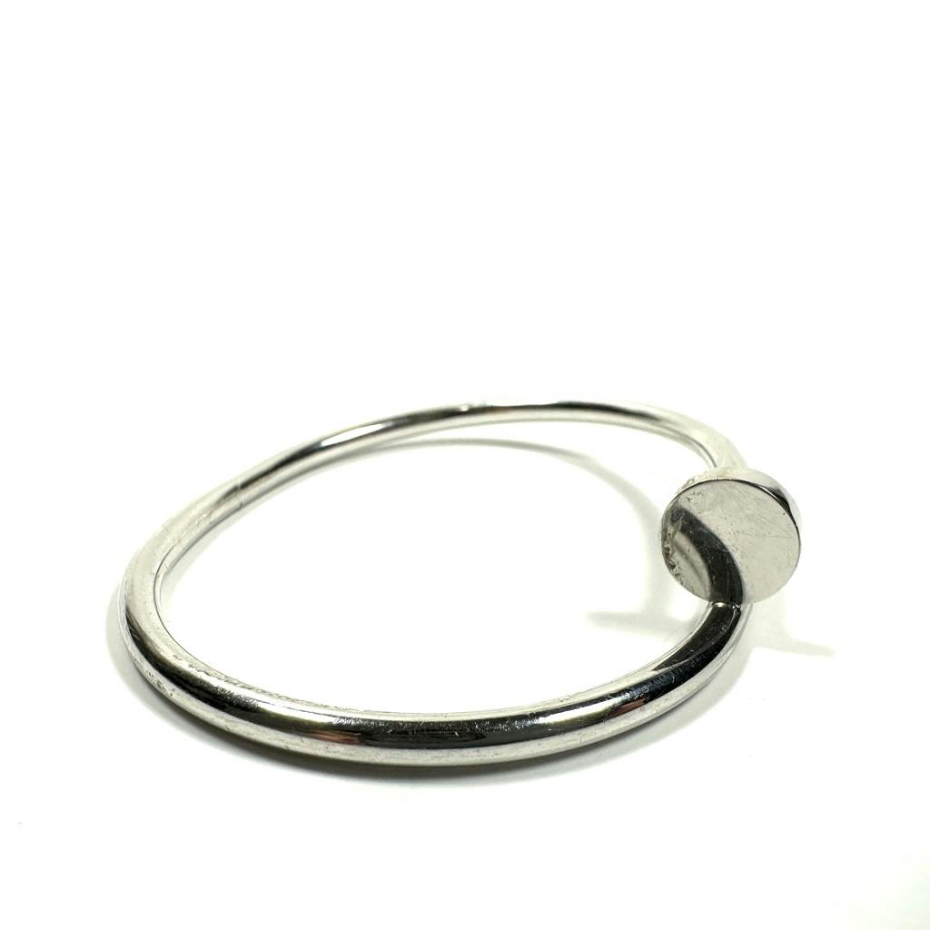 希少◇Cartier カルティエ JUSTE UN CLOU BRACELET K18WG ジュスト