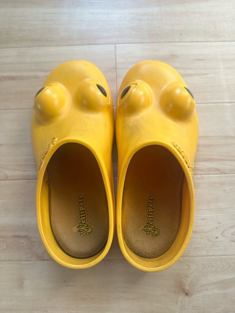JW Anderson Wellipets カエル サンダル イエロー　41 23AW JW Anderson Wellipets カエル サンダル イエロー 41